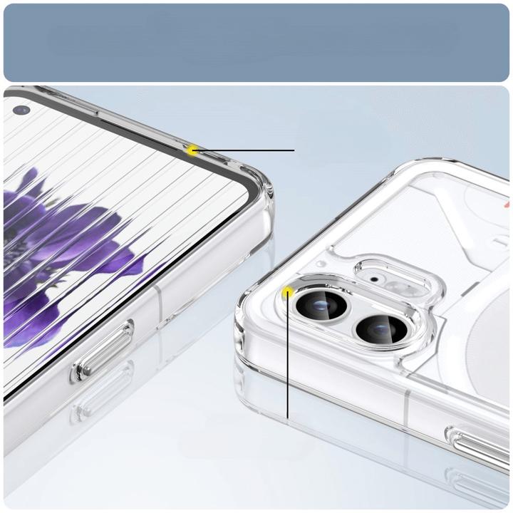 Actual product image Cover-Discount Nothing Phone (2) - Silicone rubber case transparent (Nothing Phone (2))