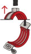 Actual product image Fischer Deutschland Silicone pipe clamp FRSH Clamping range 95-103mm galvanised steel FISCHER