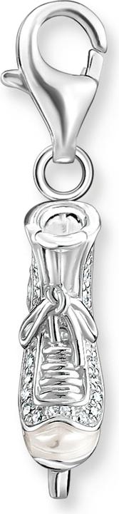 Produktbild Thomas Sabo Charm-Anhänger Schlittschuh Silber (925er Silber, Emaille)