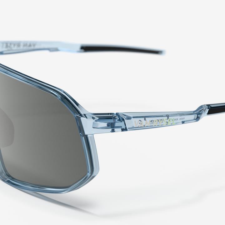 Immagine prodotto Van rysel Fahrradbrille Kategorie 3 Roadr 900 Perf blau/durchscheinend (Occhiali in poliammide, Effetto specchio)