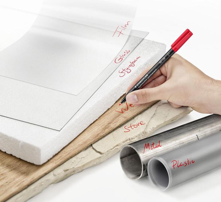 Immagine prodotto Staedtler Lumocolor penna universale permanente F (Nero, 0.60 mm, 1 x)