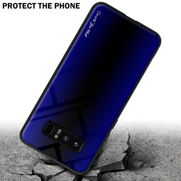 Produktbild Cadorabo TPU Gestreiftes Glas Cover (Samsung Galaxy Note 8)