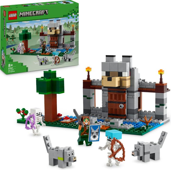 Produktbild LEGO Die Wolfsfestung (21261, LEGO Minecraft)