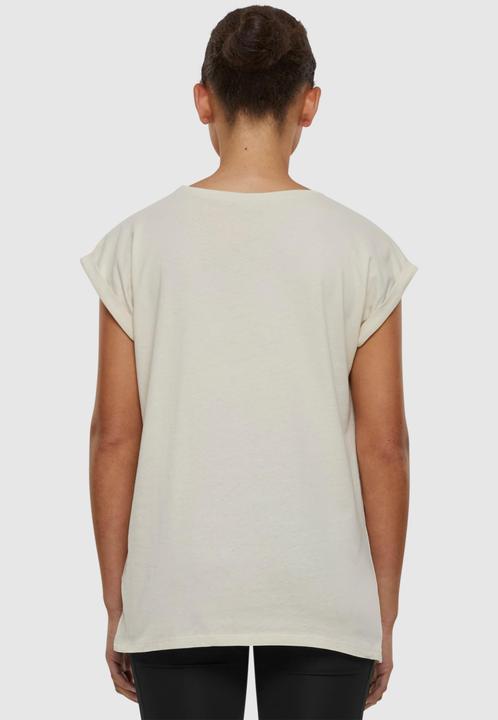 Produktbild Merchcode Ladies Thin Lizzy - TL Stacked Logo White Extended Shoulder Tee - 181487 (M)