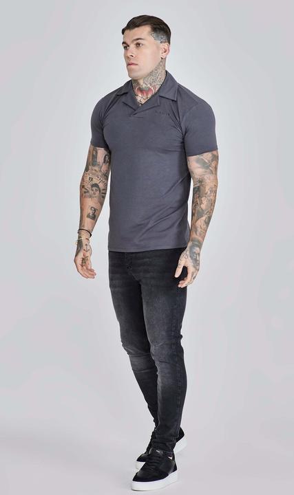 Actual product image Siksilk T-Shirt Smart Revere Polo - Muscle Fit (L)