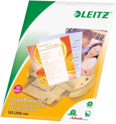 Actual product image Leitz Laminating pouch (A4, 25 Piece, 125 µm)