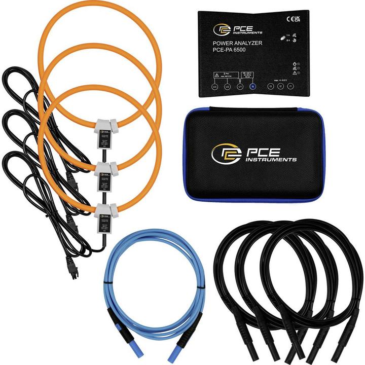 Produktbild PCE Instruments Netz-Analysegerät 3phasig, 1phasig mit Loggerfunktion, inkl. S (Analysator)