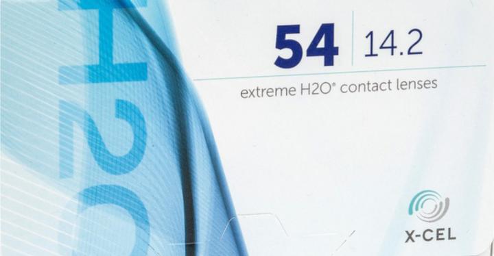 Produktbild Extreme H2o 54% 14.2 (6 Stück, Monatslinse, Sphärisch)