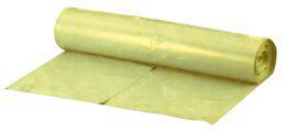 Actual product image NoName Rubbish bag 70 l yellow approx. 38 my roll of 25 pcs. (25 x, 70 l)