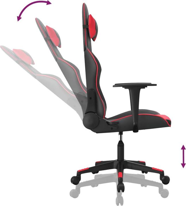 Produktbild VidaXL Gaming-Stuhl mit Massagefunktion Kunstleder