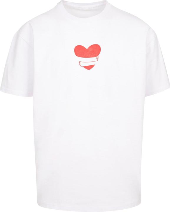 Merchcode Hugs & Love - Heart Hug Heavy Oversize Tee - 174985