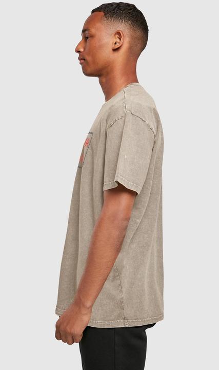 Produktbild Merchcode Frida Kahlo - Pixels viva la vida Acid Washed Heavy Oversize Tee - 118139 (L)