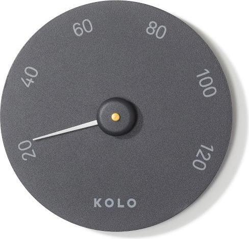 Kolo Sauna Thermometer aus Aluminium