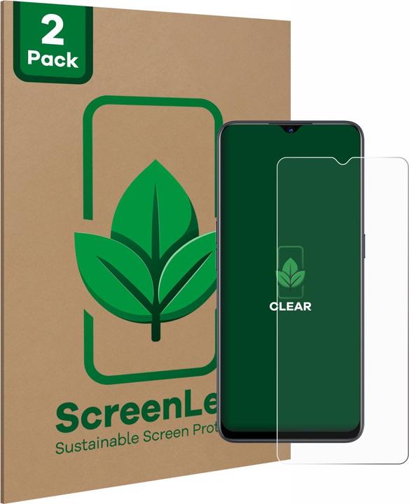 Productafbeelding ScreenLeaf Beschermfolie duurzame screenprotector screenprotector folie helder transparant (2 Stuk, Oppo Find X2 Lite)