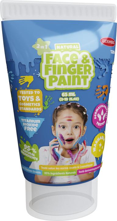 Actual product image Boti Natural face and finger paint in a tube - Multicoloured, 5 x 65 ml