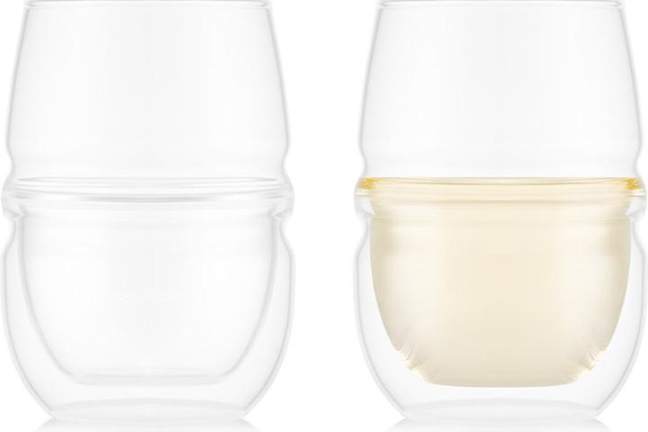 Actual product image Bodum Set de 2 verres à vin double paroi - Riesling (32 cl, 2 Glasses, Wine glasses set)