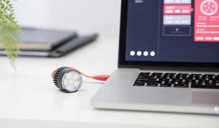 Actual product image knog. Lens PWR Lighthead 1000