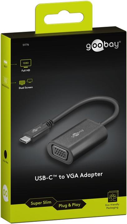 Actual product image Goobay USB-C™ to VGA Adapter (VGA, 20 cm)