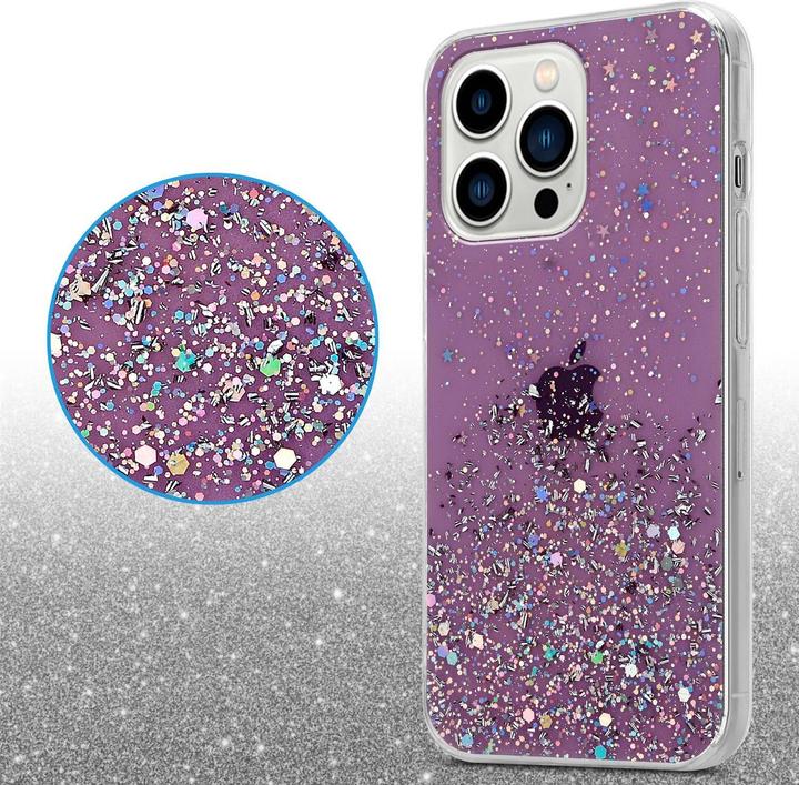 Produktbild Cadorabo TPU Cover funkelnder Glitter (Apple iPhone 13 Pro Max)