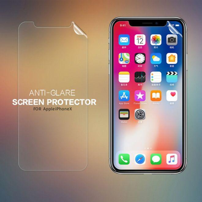 Actual product image Nillkin Matte Series (1 Piece, Apple iPhone X)