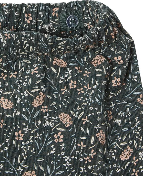 Actual product image Vertbaudet Girls' corduroy skirt with flounces & flowers (86)