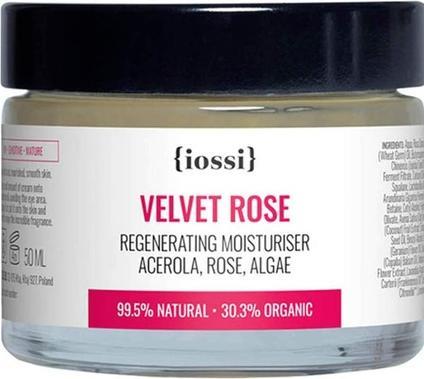 Iossi Velvet Rose Face Cream Regenerating Moisturizing Acerola. Rose. Algae 50Ml (50 ml, 24h Creme)