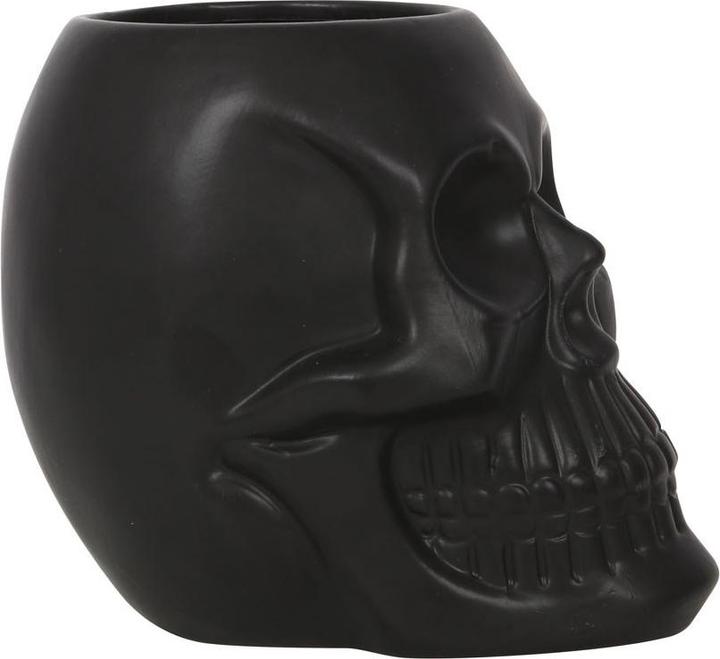 Actual product image Something Different Pot pour plante en forme de crâne de la matière noire (13 cm)