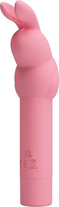Actual product image Pretty Love Gerardo Fuschia Rabbit Silicone Vibrator