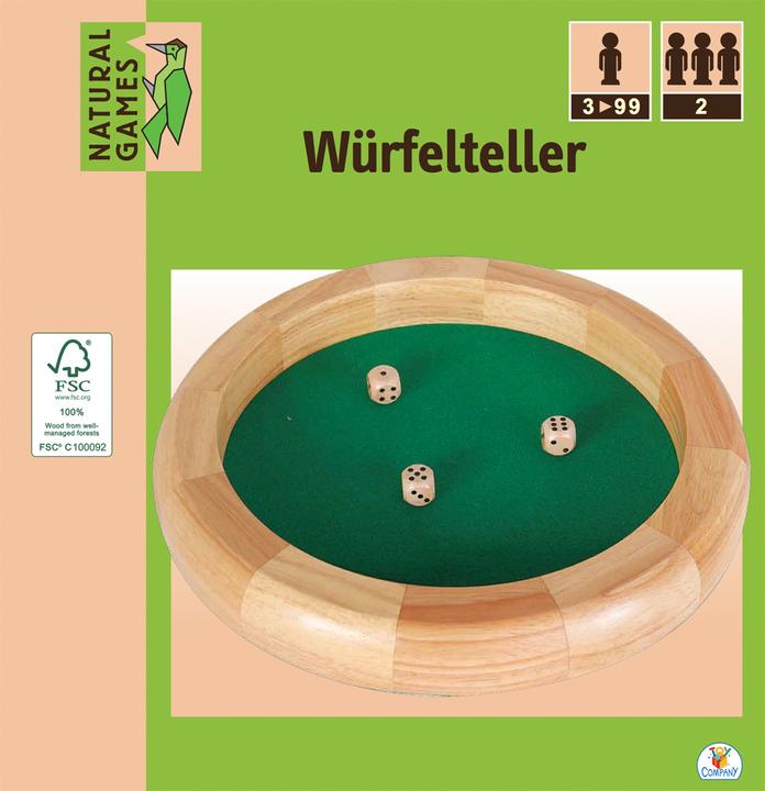 Actual product image Natural games Dice Plate