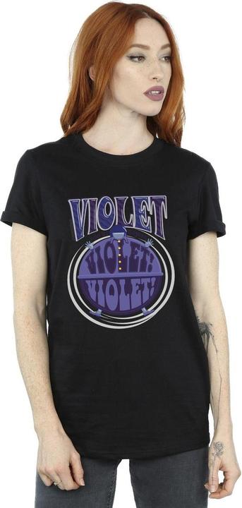 Immagine prodotto Willy Wonka & the Chocolate Factory Violet Turning Violet Maglietta Ampia Donna (L)