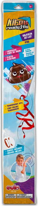 Actual product image Eolo Kites Ready 2 Fly - Kite Poopface