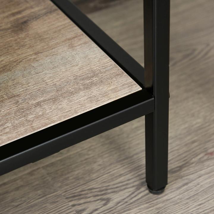 Actual product image Swisshandel24 Standing shelf, bookshelf, storage shelf, industrial style, filing shelf, kitchen shelf, P2 (120 x 32 x 95 cm)