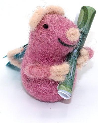 Actual product image Money mice, 5-7 cm, pink.U004-04 (7 cm)