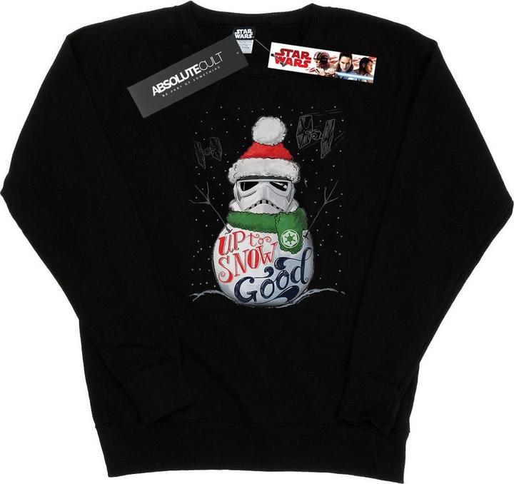 Actual product image Star Wars Womens/Ladies Stormtrooper Up To Snow Good Sweatshirt (XXL)