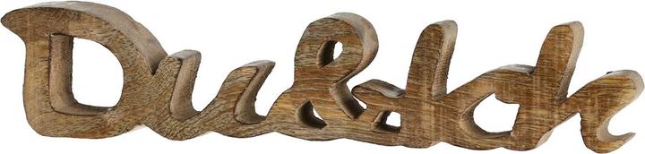 Natura Punto Inscription Toi et moi en bois à décorer, 25,5 x 5 x 2,5 cm