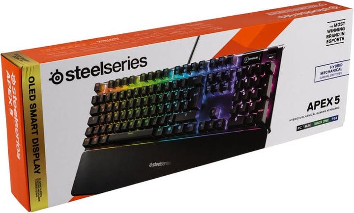 Produktbild SteelSeries Apex 5 (DE, Kabelgebunden)