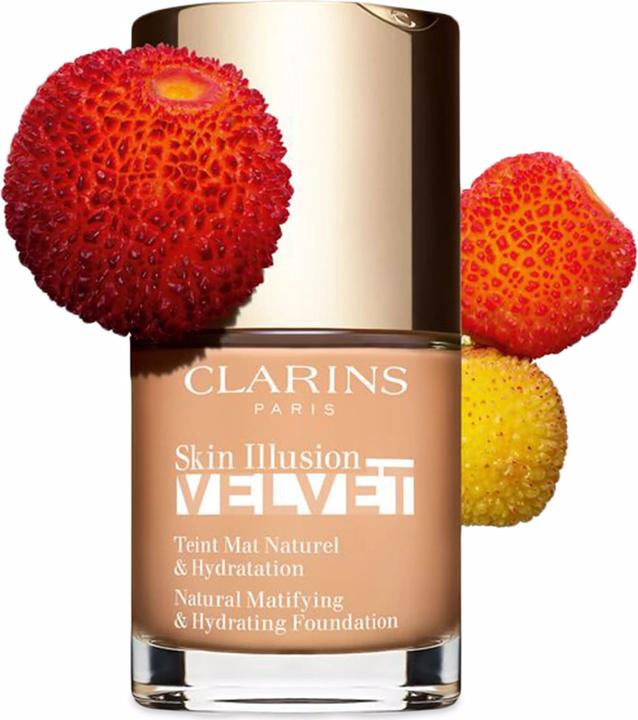 Actual product image Clarins Skin Illusion Velvet No.107C Beige (Camel)