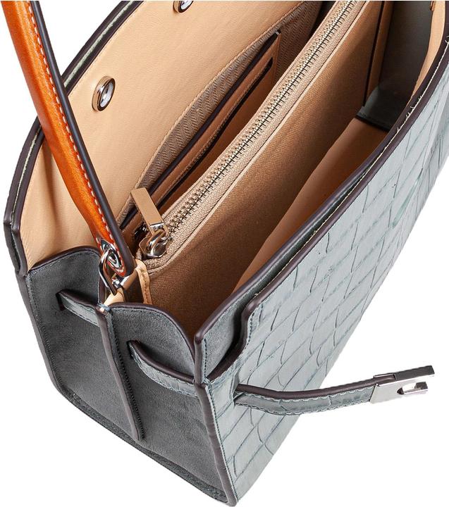 Produktbild Tory Burch lee small crocodile print leather bag