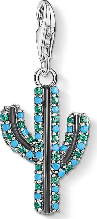 Actual product image Thomas Sabo Charm pendant cactus turquoise (Silver)