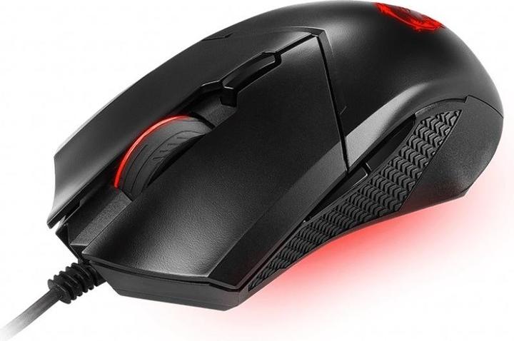 Actual product image MSI CLUTCH GM08 Optical Gaming Mouse "4200 DPI Optical Sensor, 6 Programmable buttons (Cable)