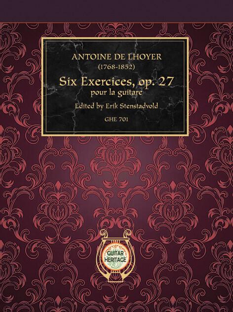 Image du produit 6 Exercices op.27 for guitar (Anglais, Antoine de, Lhoyer, 2019)
