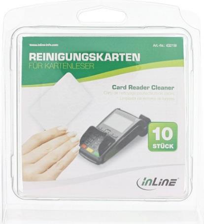 Produktbild InLine Reinigungskarten