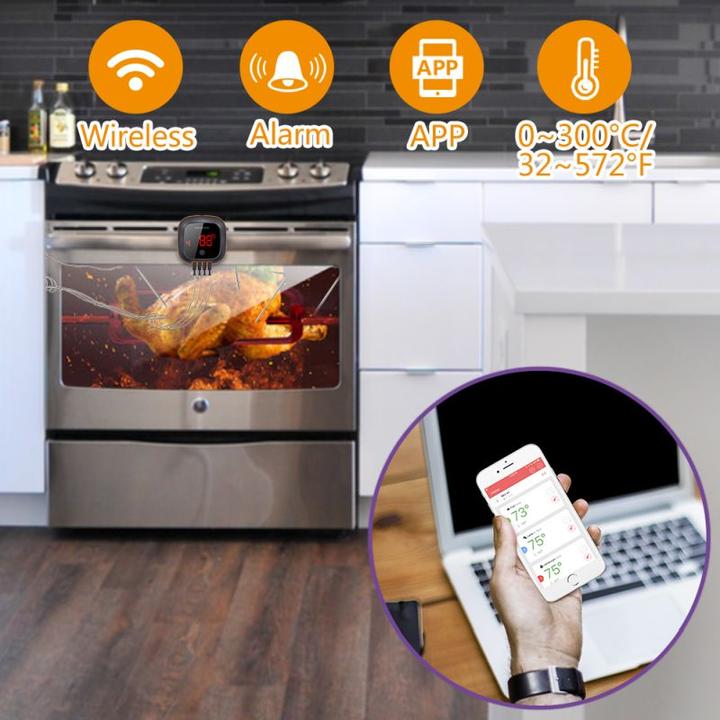 Actual product image Inkbird IBT-4XS BBQ (incl. 4 probes)