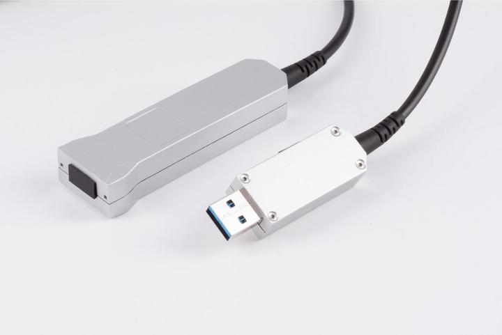 Produktbild Shiverpeaks ®-BASIC-S--USB Verlängerung Optisch USB 3.0- USB 3.0 A Stecker auf USB 3.0 A + USB Micro B Buchse, 2 (20 m, USB 3.2 Gen 1)
