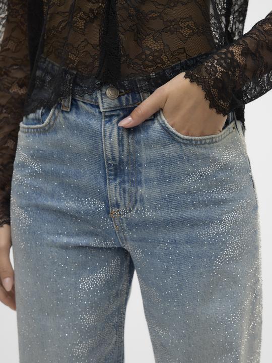 Image du produit Vero Moda VMTESSA Hohe Taille Weiter Beinschnitt Jeans Weit geschnitten (W31/L32)
