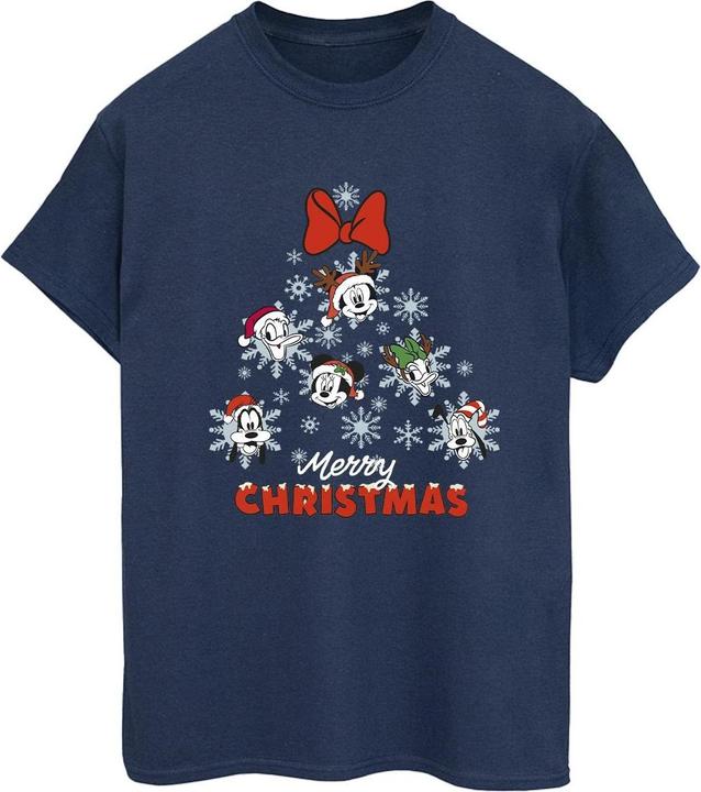 Immagine prodotto Disney Mickey Mouse And Friends Christmas Tree Maglietta Ampia Donna (4XL)