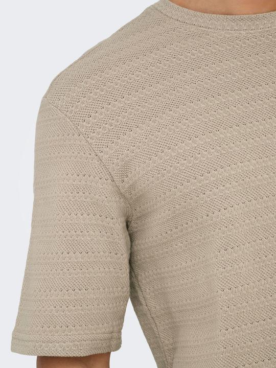 Produktbild Only & Sons Onsgivo Reg 12 Ss Crew Knit Noos (L)