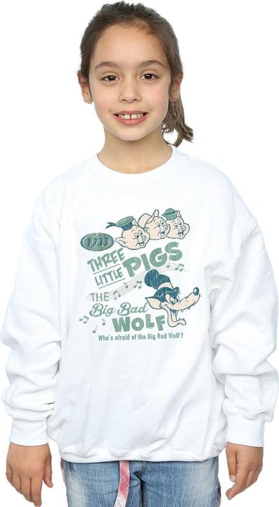 Immagine prodotto Disney Three Little Pigs Who's Afraid Of The Big Bad Wolf Felpa Ragazze (128)
