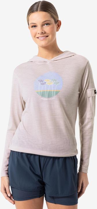 Produktbild Super Natural Women's Tulips Light Print Hoodie (L)