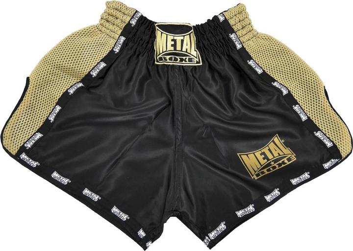 MetalBoxe Short Thai/Kick Extrem Noir Gold